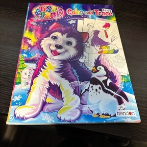 Lisa Frank color and trace book